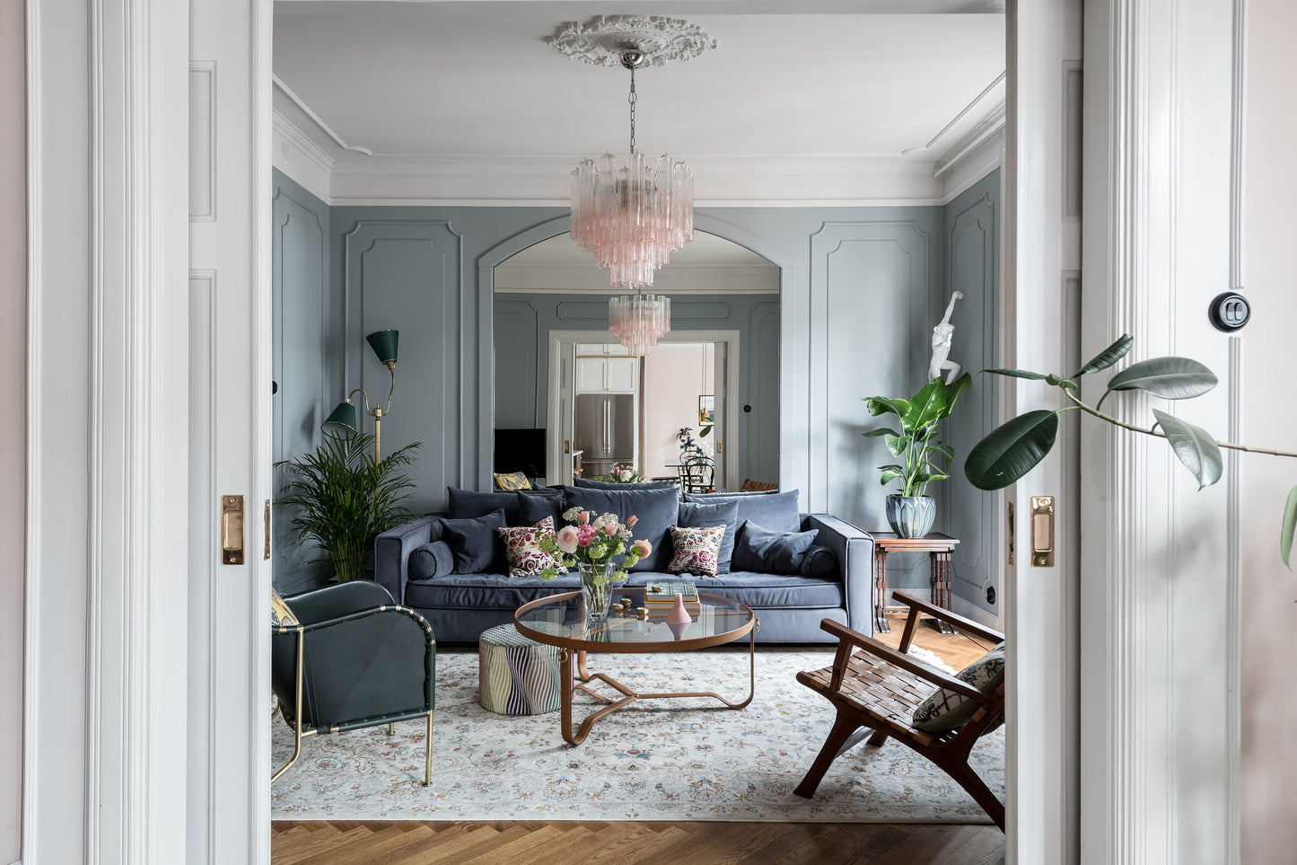 Rosace de plafond R119