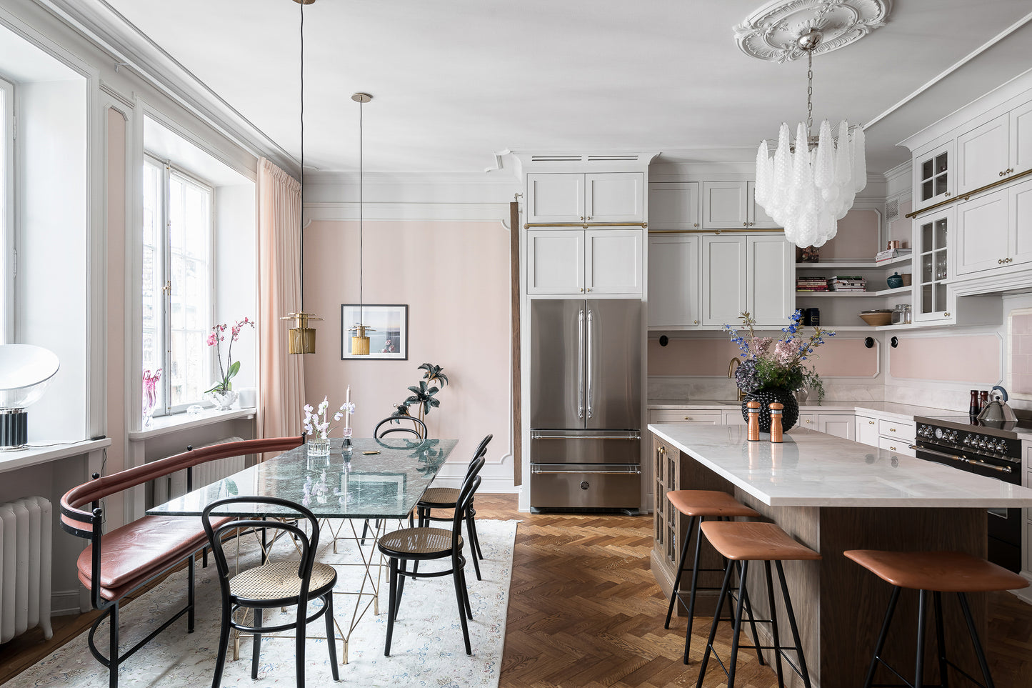 Rosace de plafond R120