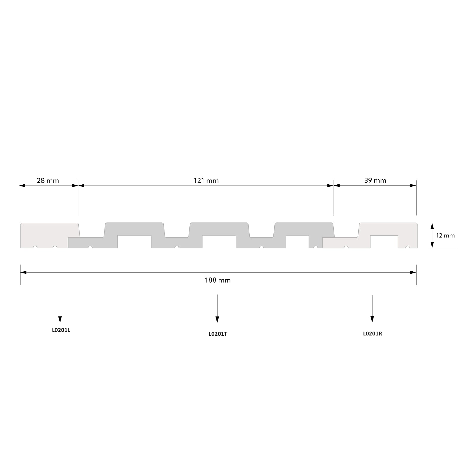 3D Väggpanel L0201R
